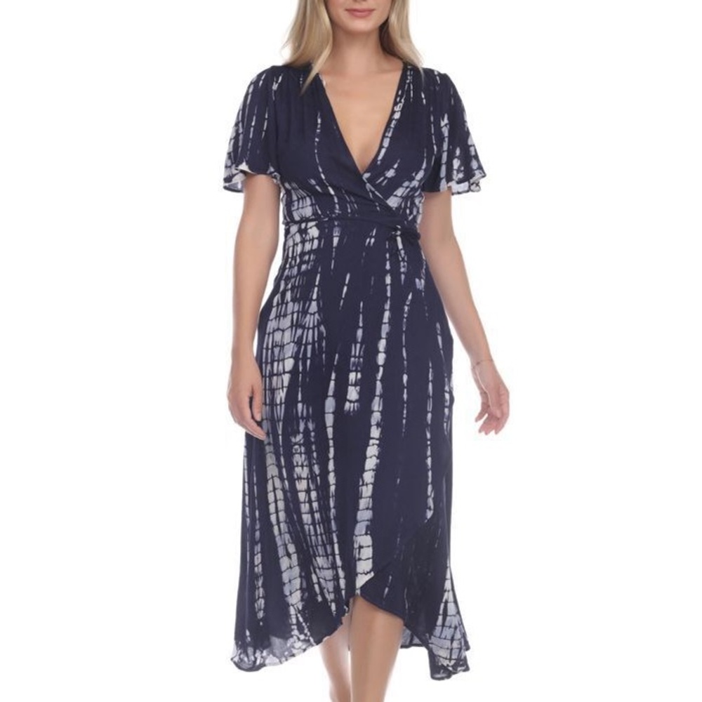❌DONATED❌Tie-dye Wrap Swim Cover-Up